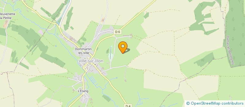 localisation de l'entreprise GFA COMESSE  VILLE-SUR-ILLON