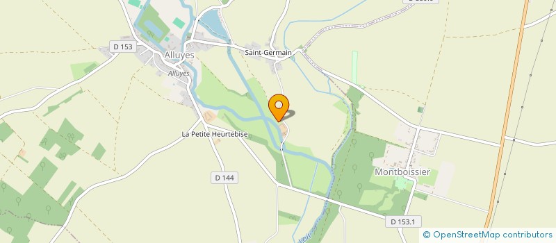 localisation de l'entreprise GFA CONTREE DE BEAUDOIN à ALLUYES