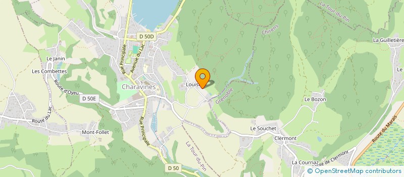 localisation de l'entreprise GFA COPERLOUM  CHARAVINES