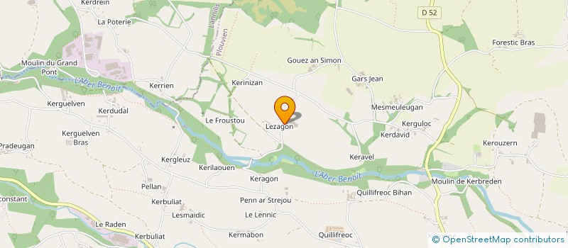 localisation de l'entreprise GFA CORRE  GUISSENY