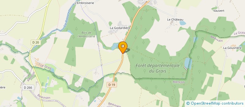 localisation de l'entreprise GFA COUPRIT à BEAUVAIN