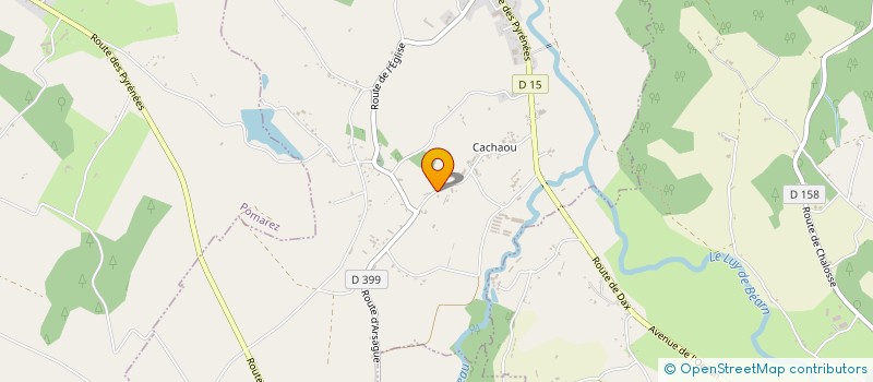 localisation de l'entreprise GFA COURTIADE LALANNE  CASTEL-SARRAZIN