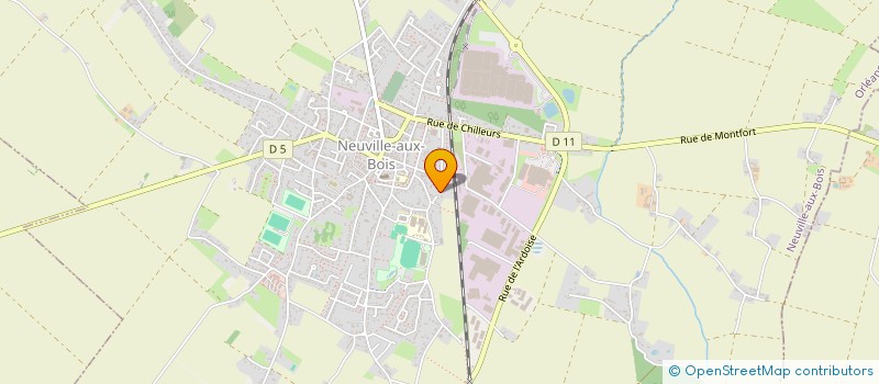 localisation de l'entreprise GFA COURTIN à NEUVILLE-AUX-BOIS