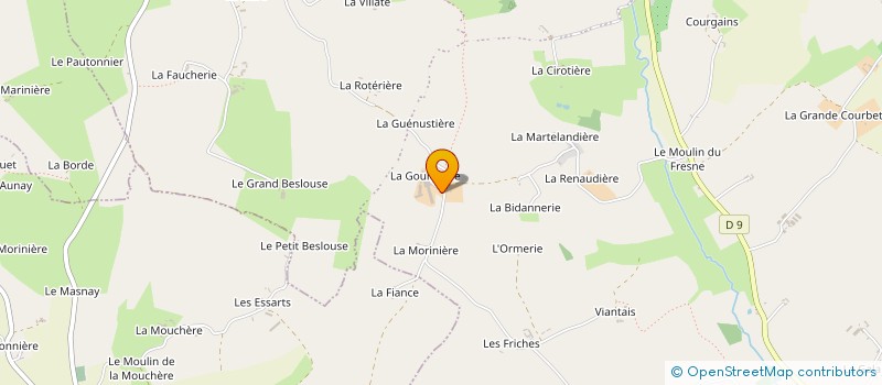 localisation de l'entreprise GFA COUTANT à PERCHE-EN-NOCE