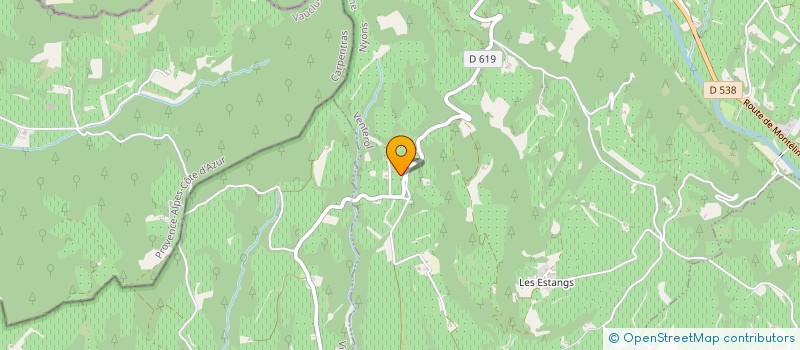 localisation de l'entreprise GFA COUTELIER DURMA  VINSOBRES