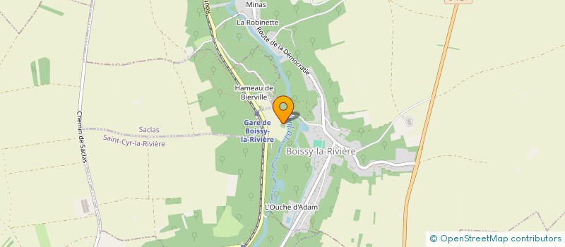 localisation de l'entreprise GFA COUTURIER  SAINT-CYR-LA-RIVIERE