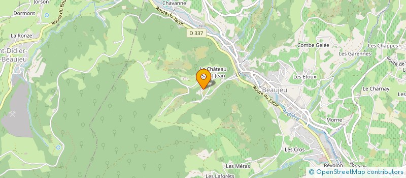 localisation de l'entreprise GFA CRETINON DOMAINE DE PISSE-VIEILLE  BEAUJEU