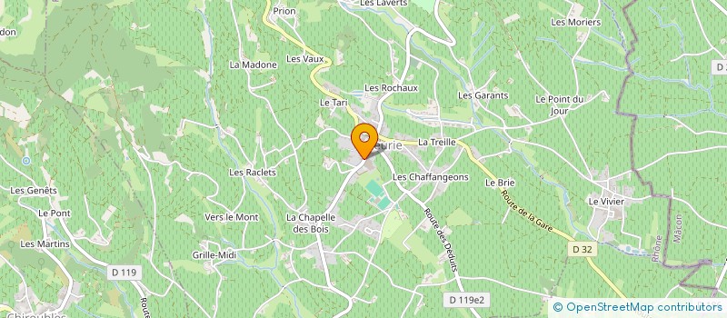 localisation de l'entreprise GFA CURET FOURNET à FLEURIE