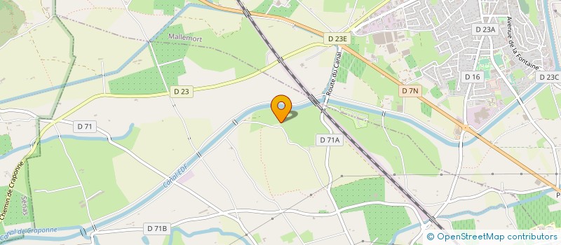 localisation de l'entreprise GFA D'ALLEINS  ALLEINS