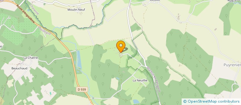 localisation de l'entreprise GFA D AMBELLE  SAINTE-CROIX-DE-MAREUIL