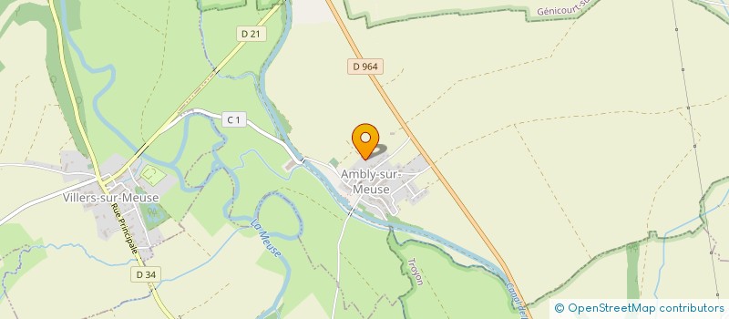 localisation de l'entreprise GFA D AMBLY à AMBLY-SUR-MEUSE