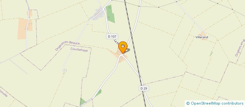 localisation de l'entreprise GFA D'AMOINVILLE à EOLE-EN-BEAUCE