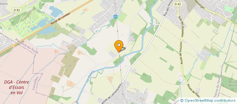 localisation de l'entreprise GFA D'ANDREA  PLAISANCE-DU-TOUCH