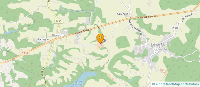 localisation de l'entreprise GFA D ANESSE  BIARROTTE