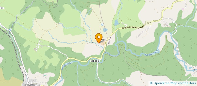 localisation de l'entreprise GFA D'ANTIGNES  FONDAMENTE