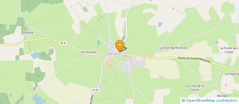 localisation de l'entreprise GFA D'ARGENTIERES  LA CELETTE