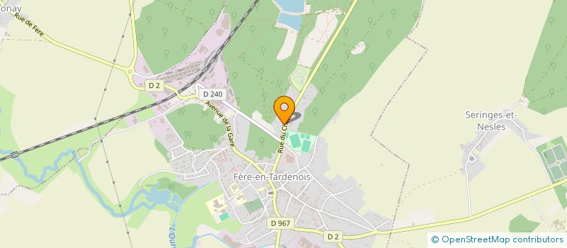 localisation de l'entreprise GFA D'ASSIS SUR SERRE  FERE-EN-TARDENOIS