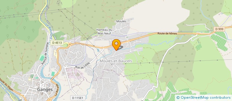 localisation de l'entreprise GFA D AUBANEL à BRISSAC