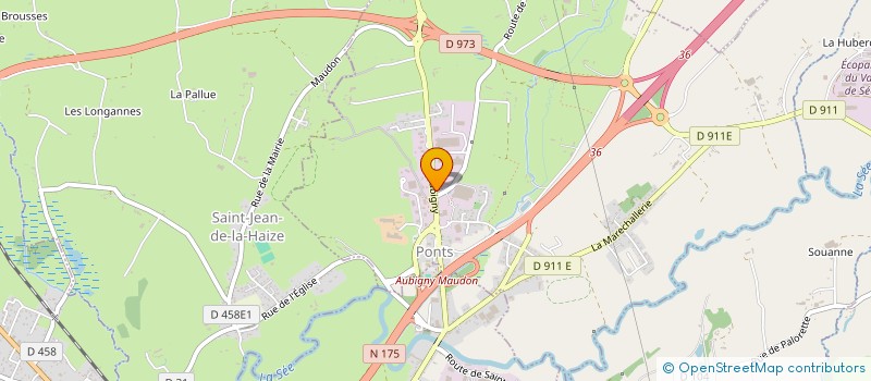 localisation de l'entreprise GFA D AUBIGNY  PONTS