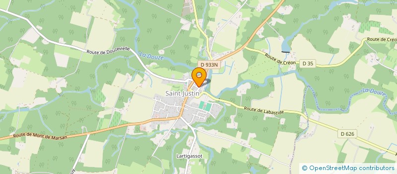 localisation de l'entreprise GFA D AUBIJOU  LABASTIDE D'ARMAGNAC