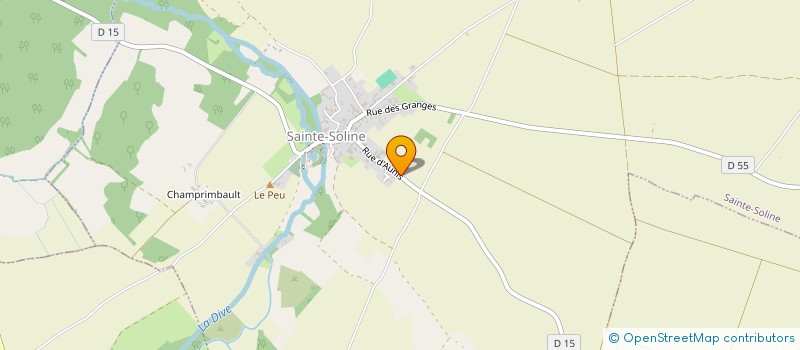 localisation de l'entreprise GFA D'AUNIS  SAINTE-SOLINE