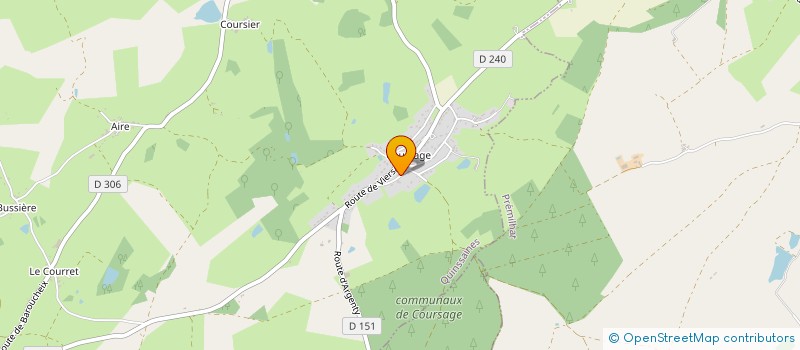 localisation de l'entreprise GFA D AUZANNES à QUINSSAINES