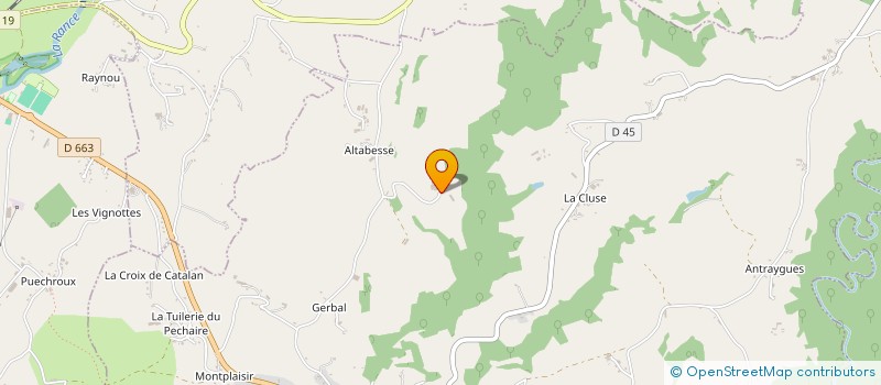 localisation de l'entreprise GFA D AYROLES à SAINT-CONSTANT-FOURNOULES