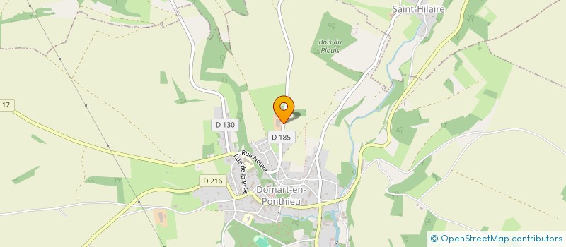 localisation de l'entreprise GFA D.B.A.  DOMART-EN-PONTHIEU