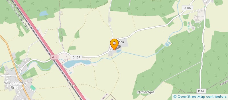 localisation de l'entreprise GFA D ECHAUBOULAIS  ECHOUBOULAINS