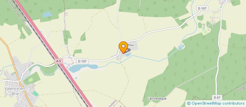 localisation de l'entreprise GFA  D'ECHOUBOULAINS  ECHOUBOULAINS