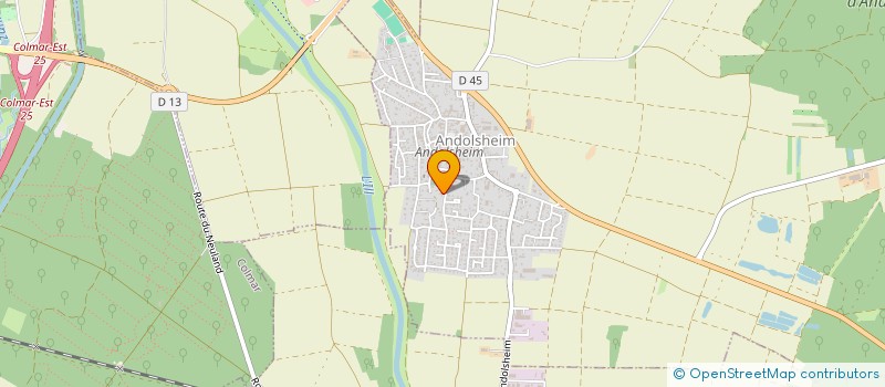 localisation de l'entreprise GFA D'EGUIS  ANDOLSHEIM