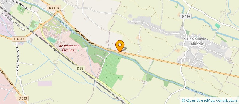 localisation de l'entreprise GFA D' EN PAYRAN  SAINT-MARTIN-LALANDE