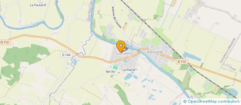 localisation de l'entreprise GFA D EN ROQUES  TEYSSODE