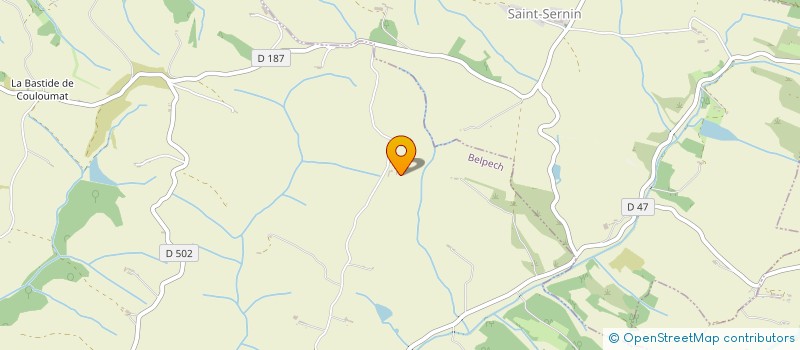 localisation de l'entreprise GFA D'ENDAURE  BELPECH