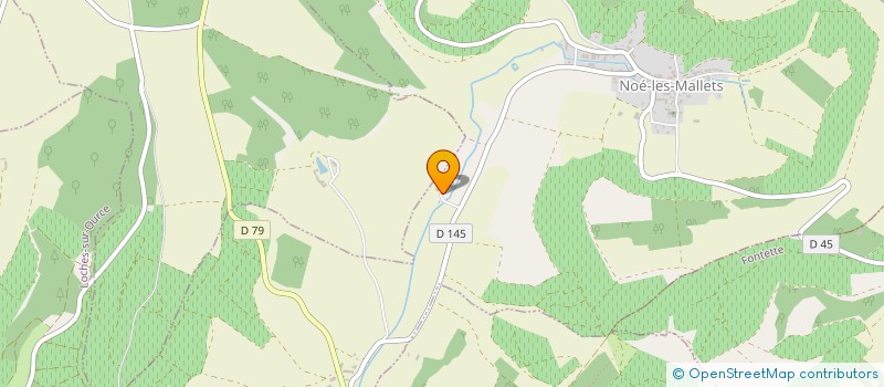 localisation de l'entreprise GFA D ENTRE DEUX MALLETS  NOE-LES-MALLETS