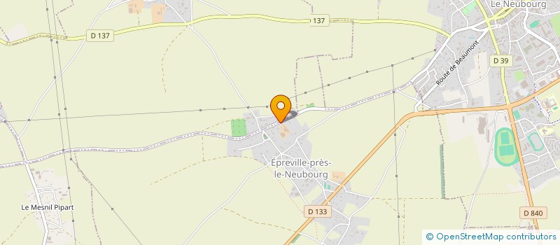 localisation de l'entreprise GFA D'EPREVILLE à AMIENS