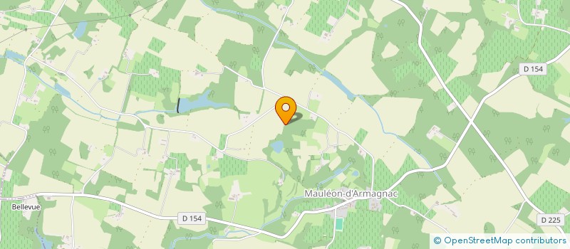 localisation de l'entreprise GFA D'ESPERANCE  MAULEON D'ARMAGNAC