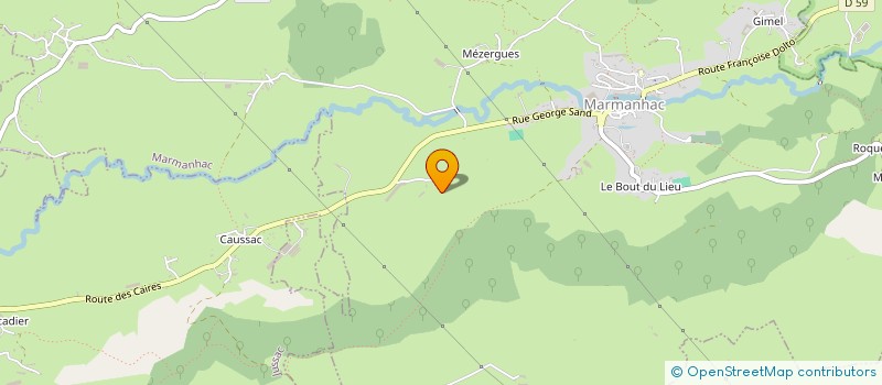 localisation de l'entreprise GFA D ESTAN à MARMANHAC