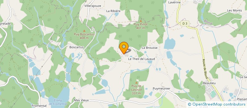localisation de l'entreprise GFA D ESTIVAUX à VEYRAC