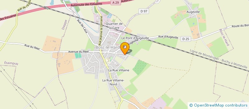 localisation de l'entreprise GFA D'HERMESNIL  BOSC-LE-HARD