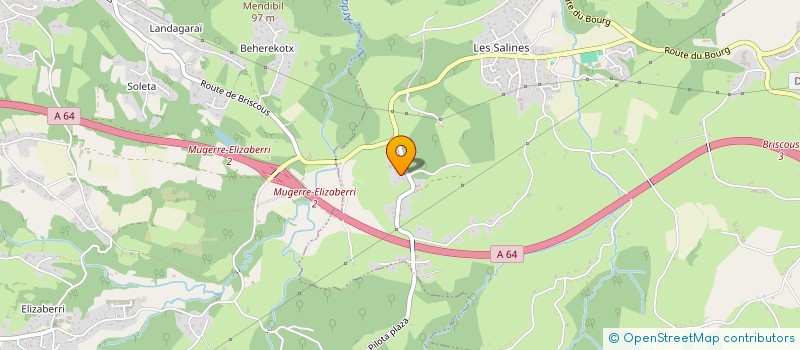 localisation de l'entreprise GFA D'OLHACHURITZE à BIARRITZ