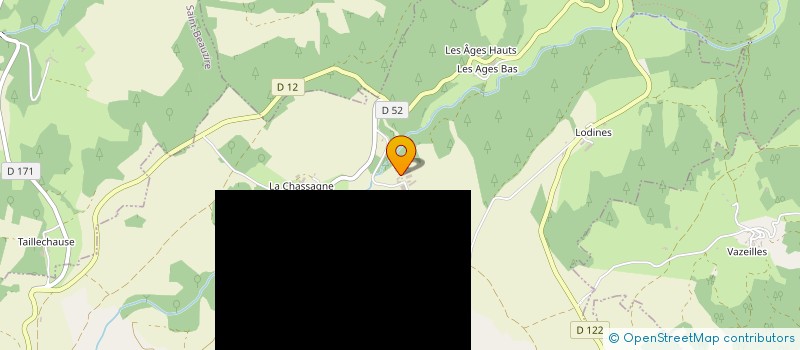 localisation de l'entreprise GFA D'ONNAC  SAINT-JUST-PRES-BRIOUDE