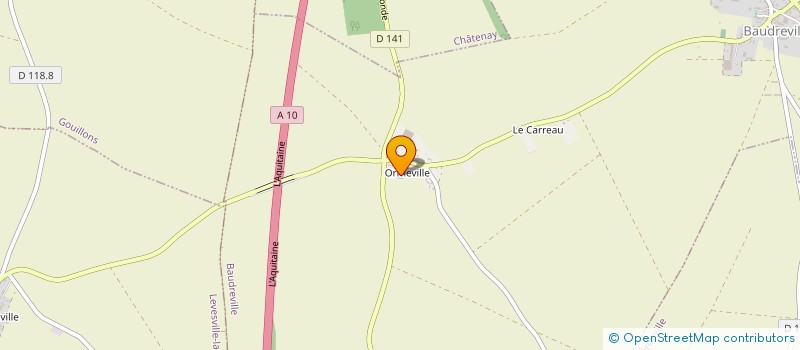 localisation de l'entreprise GFA D ORMEVILLE à BAUDREVILLE