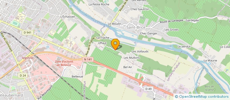 localisation de l'entreprise GFA D'UFFAUT  SAINT-BRICE