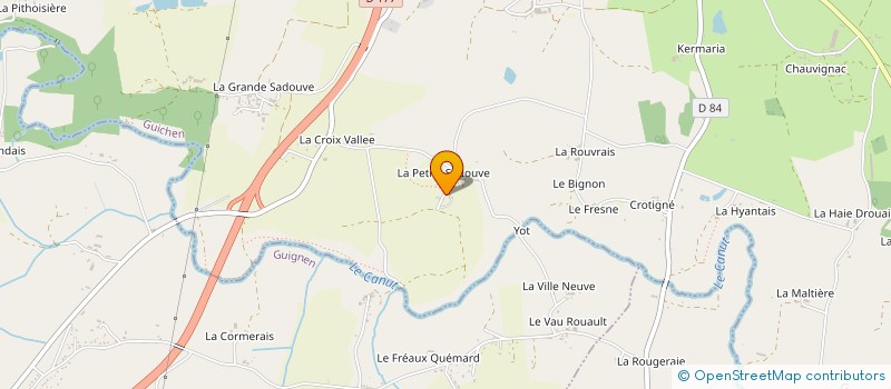 localisation de l'entreprise GFA DAMANI  GUICHEN