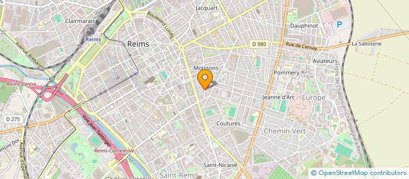 localisation de l'entreprise GFA DAME CIBILE  REIMS