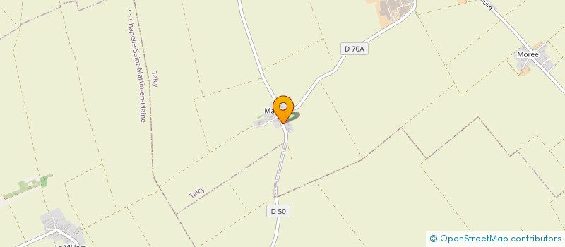 localisation de l'entreprise GFA DAMIEN TERRIER  TALCY