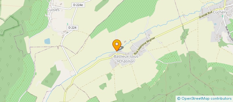 localisation de l'entreprise GFA DARANTIER DU MONCETZ  BASLIEUX-SOUS-CHATILLON