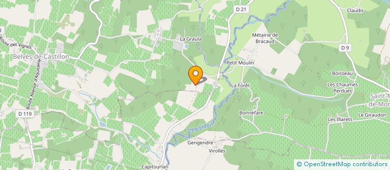 localisation de l'entreprise GFA DARFEUILLE  RUCH