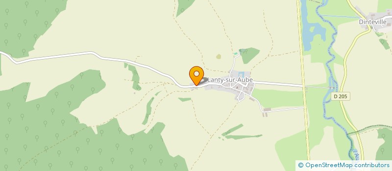 localisation de l'entreprise GFA DAROSEY à LANTY-SUR-AUBE